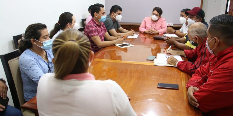 ENCABEZA LA PRESIDENTA MUNICIPAL SOFÍA ALCOCER, LA SESIÓN PERMANENTE DEL COMITÉ OPERATIVO ESPECIALIZADO EN CASO DE FENÓMENOS HIDROMETEOROLÓGICOS