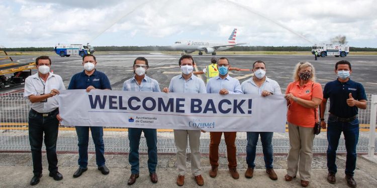 REACTIVAN CONEXIÓN COZUMEL-CHARLOTTE, USA