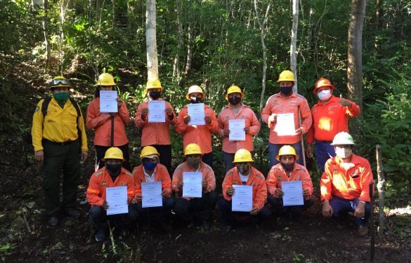 CAPACITAN A COMBATIENTES DE INCENDIOS FORESTALES