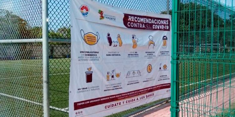CIERRAN UNIDADES DEPORTIVAS POR INMINENTE IMPACTO DE «DELTA»
