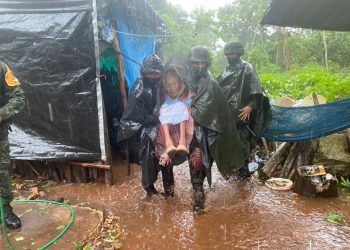 LA SEDENA BRINDÓ ATENCIÓN A LA POBLACIÓN DURANTE LA CONTINGENCIA CLIMÁTICA POR “GAMMA”