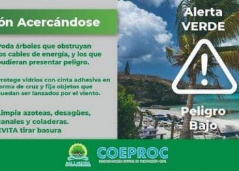 EMITEN ALERTA VERDE POR DELTA