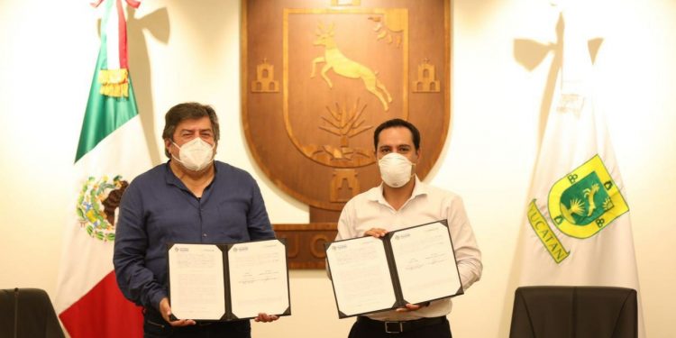 FONATUR Y YUCATÁN FIRMAN CONVENIO PARA IMPULSAR TRABAJOS DEL TREN MAYA