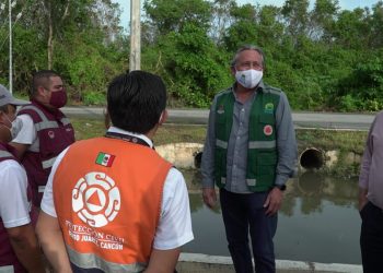 SUPERVISA SECRETARIO DE GOBIERNO, RECUPERACIÓN DE SERVICIOS EN CANCÚN