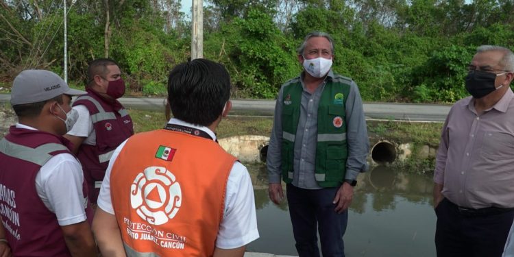 SUPERVISA SECRETARIO DE GOBIERNO, RECUPERACIÓN DE SERVICIOS EN CANCÚN