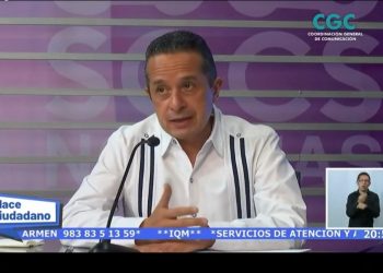 CANCÚN, CHETUMAL Y TULUM ENCABEZAN LISTA DE CONTAGIOS DE COVID-19 DA A CONOCER EL GOBERNADOR