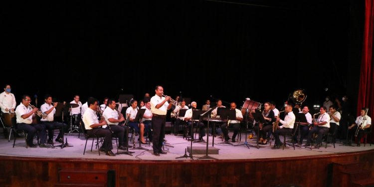CON UN CONCIERTO VIRTUAL LA BANDA DE MÚSICA DEL ESTADO, CELEBRA EL 46 ANIVERSARIO DE QUINTANA ROO