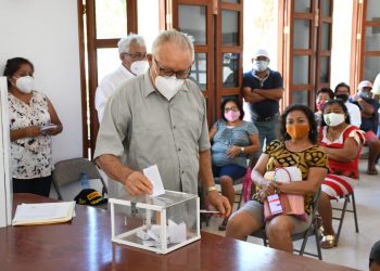 EL EJIDO DE HOLBOX ELIGE A SU NUEVO COMISARIADO.