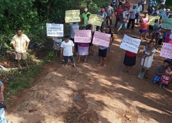 POBLADORES DE “LA ESPERANZA” REHABILITAN SU CARRETERA ANTE INCUMPLIMIENTO DE AUTORIDADES