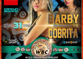 LA “COBRITA” LUNA YA ESTÁ LISTA PARA SU ENFRENTAMIENTO ANTE LA “BARBY” JUAREZ