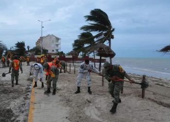 POR ZETA SE EVACUARON 42 ZONAS DEL ESTADO