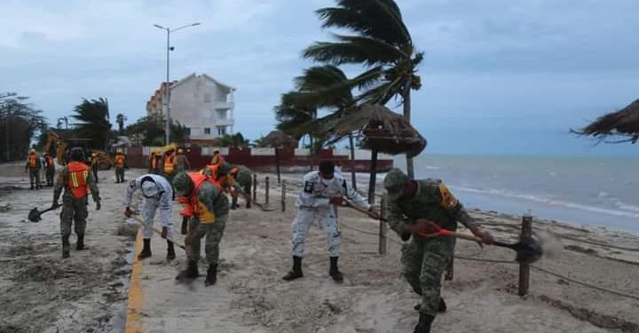 POR ZETA SE EVACUARON 42 ZONAS DEL ESTADO