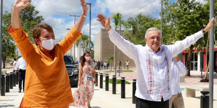 LAURA BERISTAIN ESTÁ AYUDANDO PARA BUSCAR UNA ALTERNATIVA PARA LA COLOSIO: AMLO