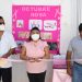 INAUGURAN CAMPAÑA DEL CÁNCER DE MAMA 2020 EN LA CABECERA MUNICIPAL.
