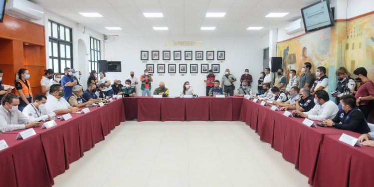 INSTALAN CENTRO DE MANDO EN BENITO JUÁREZ POR IMPACTO DE “ZETA”