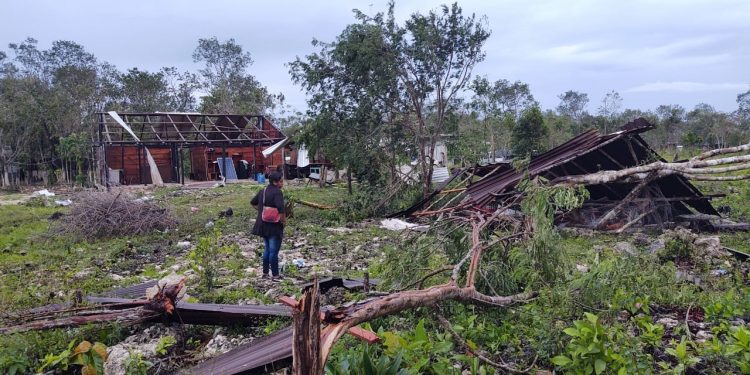 “LOS FAISANES” CON AFECTACIONES POR HURACÁN “ZETA”