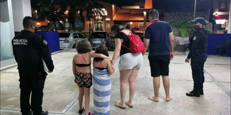 NIÑA EXTRAVIADA ES RECUPERADA POR SUS PADRES GRACIAS A LA POLICÍA TURÍSTICA Y EL GRUPO GEAVI