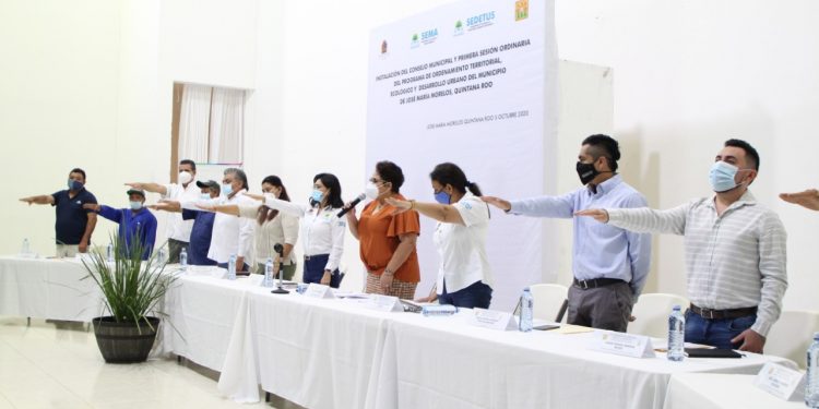 ENCABEZA SOFÍA ALCOCER INSTALACIÓN Y PRIMERA SESIÓN ORDINARIA DEL CONSEJO MUNICIPAL DE ORDENAMIENTO TERRITORIAL, ECOLÓGICO Y DESARROLLO URBANO