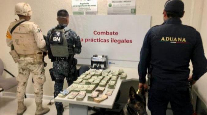 ADUANAS, EJÉRCITO MEXICANO Y GUARDIA NACIONAL DECOMISAN MÁS DE 126 MIL DÓLARES EN BAJA CALIFORNIA