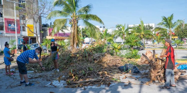 MOVIMIENTO 7/11 AYUDA A LIMPIAR CANCÚN