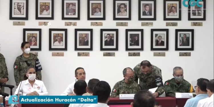 TOMA FEDERACIÓN EL MANDO PARA ENFRENTAR HURACÁN “DELTA”