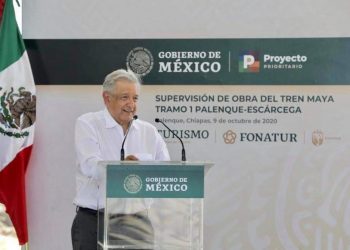 SUPERVISA AMLO TRAMO 1 DEL TREN MAYA