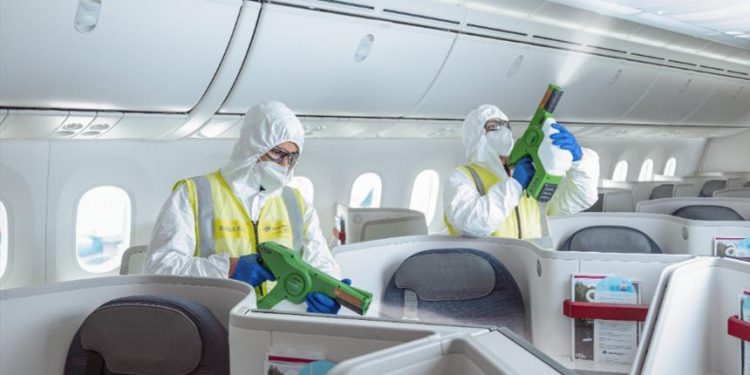 ALCANZA AEROMÉXICO MÁS DE 26 MIL SANITIZACIONES EN SUS AVIONES