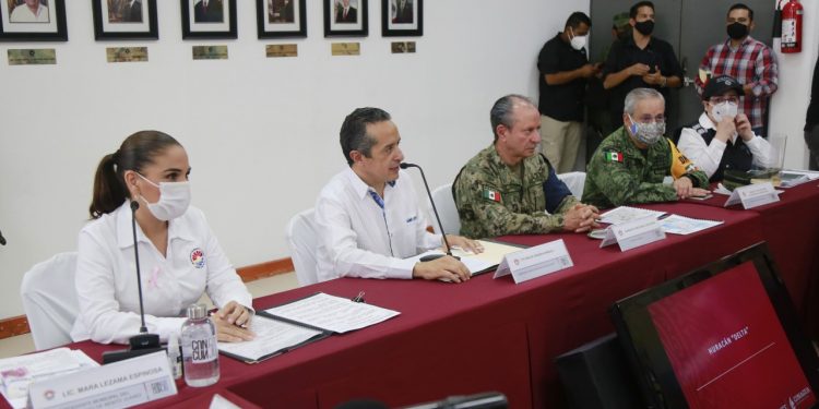 INSTALAN CENTRO DE MANDO EN CANCÚN ANTE ACERCAMIENTO DE HURACÁN DELTA