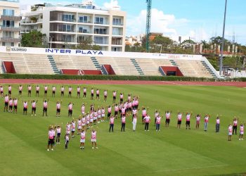 DEPORTISTAS SE SUMARON AL AYUNTAMIENTO DE SOLIDARIDAD EN LUCHA CONTRA EL CÁNCER