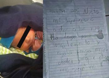 ABANDONAN A BEBÉ DENTRO DE UNA CAJA DE PIZZA