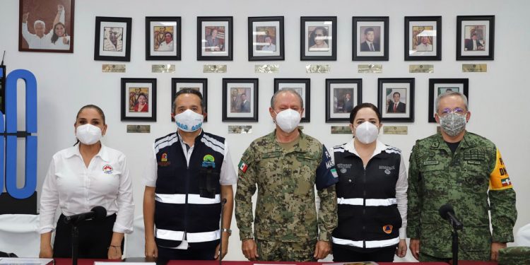 CARLOS JOAQUÍN CLAUSURA LA MESA ESTATAL DE EMERGENCIAS CON SALDO BLANCO TRAS PASO DE HURACÁN DELTA