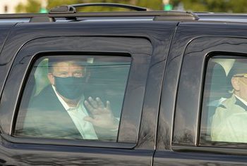 DONALD TRUMP PODRÍA SALIR ESTE LUNES DEL HOSPITAL
