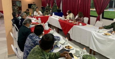 EVALÚA GOBERNADOR DE TABASCO CONDICIONES CLIMATOLÓGICAS Y NIVELES DE RÍOS