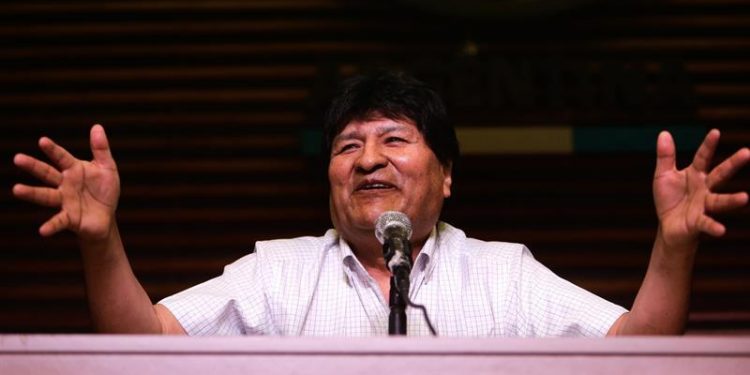 EVO MORALES DICE QUE «TARDE O TEMPRANO» VA A VOLVER A BOLIVIA