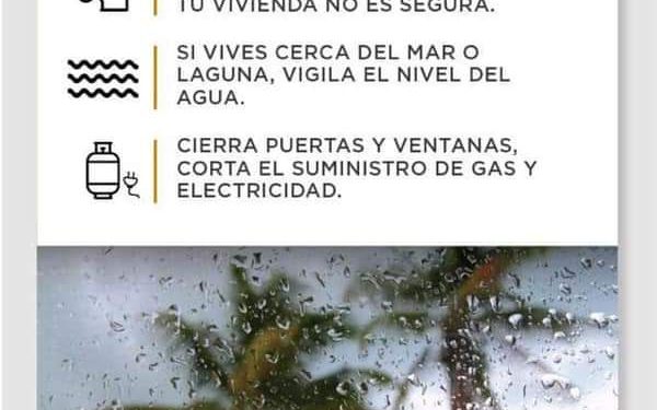 DELTA SE INTENSIFICA A CATEGORÍA 2 Y NIVEL DE ALERTA PARA QUINTANA ROO PASA A NARANJA