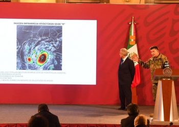 GOBIERNO FEDERAL SE DESPLEGÓ EN YUCATÁN Y QR POR HURACÁN ‘DELTA’: AMLO