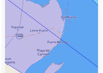 DELTA IMPACTARÁ LA PENÍNSULA DE YUCATÁN ENTRE CANCÚN Y PUERTO MORELOS