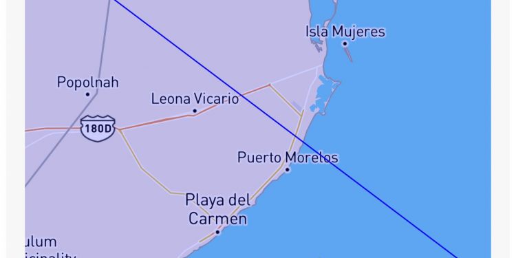 DELTA IMPACTARÁ LA PENÍNSULA DE YUCATÁN ENTRE CANCÚN Y PUERTO MORELOS