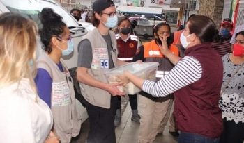 SE AUXILIAN A DAMNIFICADOS DE ZONAS INUNDADAS CON MÁS DE 1,600 BRIGADISTAS