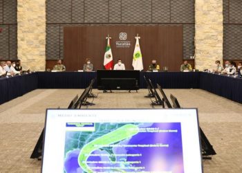 SE REALIZAN ACCIONES POR LLEGADA DE LA TORMENTA TROPICAL «ZETA» A YUCATÁN