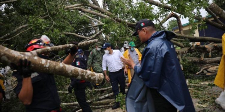 TRAS PASO DE GAMMA Y DELTA, SE EMITE DECLARATORIA DE EMERGENCIA PARA 34 MUNICIPIOS DE YUCATÁN