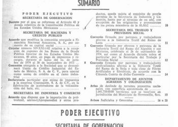 Diario Oficial de la Federación