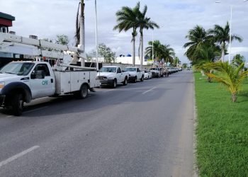DESPLIEGA LA CFE EQUIPO PARA ATENDER POSIBLES AFECTACIONES POR EL PASO DE “ZETA” EN YUCATÁN