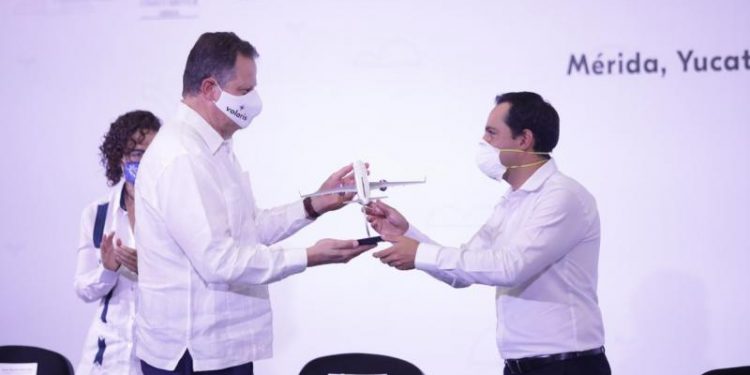 YUCATÁN Y VOLARIS CONCRETAN ALIANZA ESTRATÉGICA QUE CONTRIBUIRÁ LA REACTIVACIÓN DEL EL TURISMO Y LA GENERACIÓN DE EMPLEOS