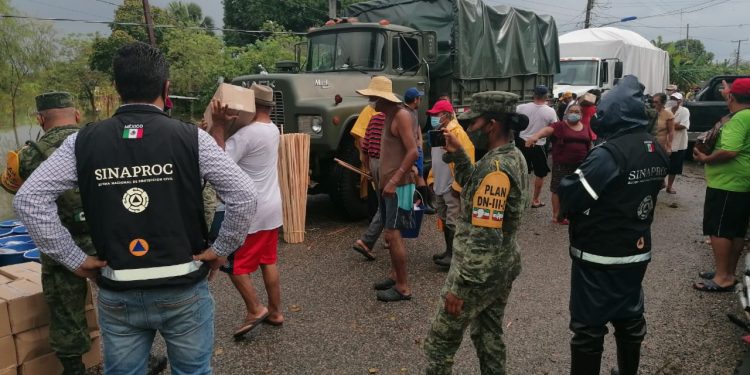 INTENSIFICA GOBIERNO DE MÉXICO LA AYUDA HUMANITARIA PARA LOS AFECTADOS POR LAS LLUVIAS