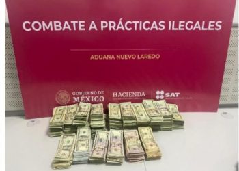 ADUANAS Y SEDENA FRENAN EL INGRESO ILEGAL DE MÁS DE 103 MIL DÓLARES AMERICANOS