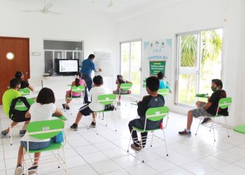 BRINDA EL DIF QUINTANA ROO ESPACIO PARA QUE LAS NIÑAS Y NIÑOS CONTINÚEN SUS ESTUDIOS A DISTANCIA