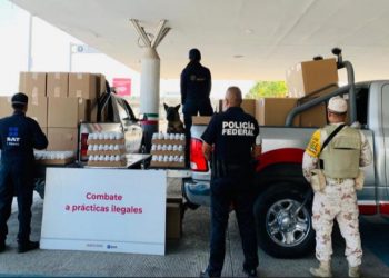 ADUANAS, EJÉRCITO MEXICANO Y GUARDIA NACIONAL DECOMISAN MÁS DE 5 MIL FRASCOS CON GOMITAS DE CANNABIS PROVENIENTES DE ARIZONA, ESTADOS UNIDOS