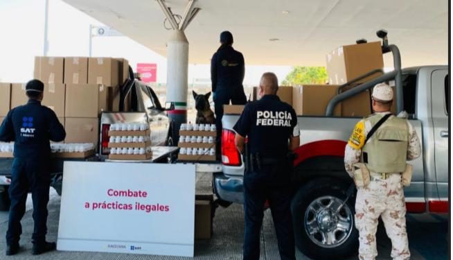 ADUANAS, EJÉRCITO MEXICANO Y GUARDIA NACIONAL DECOMISAN MÁS DE 5 MIL FRASCOS CON GOMITAS DE CANNABIS PROVENIENTES DE ARIZONA, ESTADOS UNIDOS