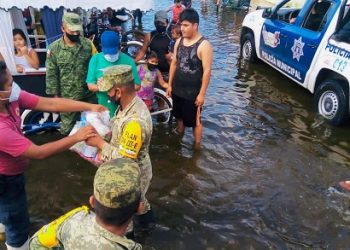 AGILIZAN AYUDA Y REFUERZAN PROTECCIÓN EN JONUTA Y CENTLA POR CRECIDA DEL USUMACINTA